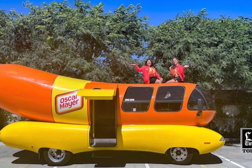 LA Times Today: What's it's like hotdogging along PCH in the Oscar Mayer Wienermobile