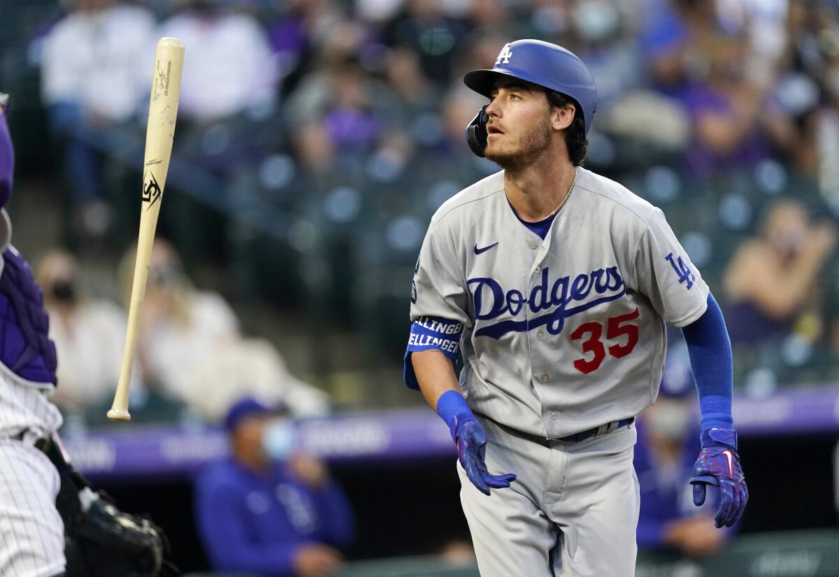 Cody Bellinger returns to the Dodgers lineup - The San Diego Union