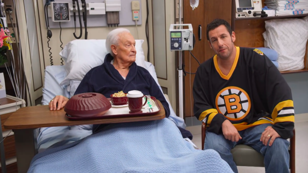 Adam Sandler and Bob Barker Recreated Their 'Happy Gilmore' Fight - ABC News