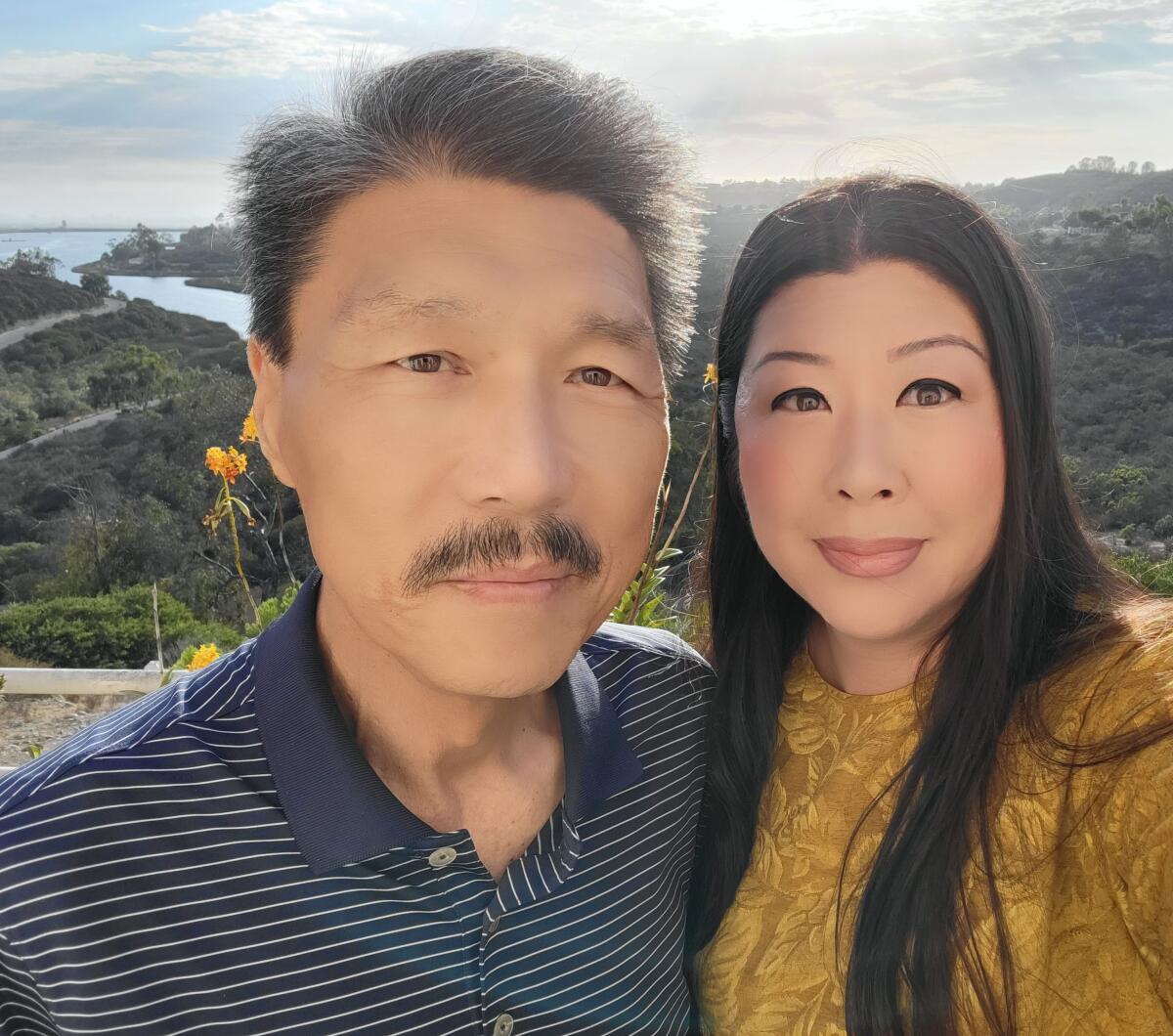 Nancy Kim and her father, IL Hyung Kim.