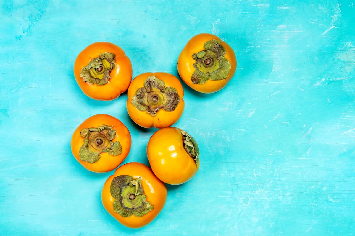 Fuyu persimmons