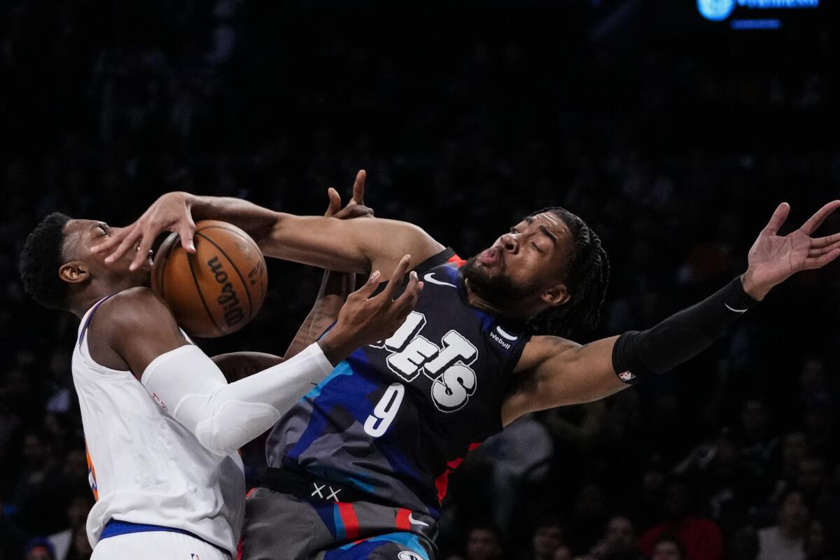 Knicks beat Nets 121-102, win in Brooklyn for the first time in 4 years -  The San Diego Union-Tribune