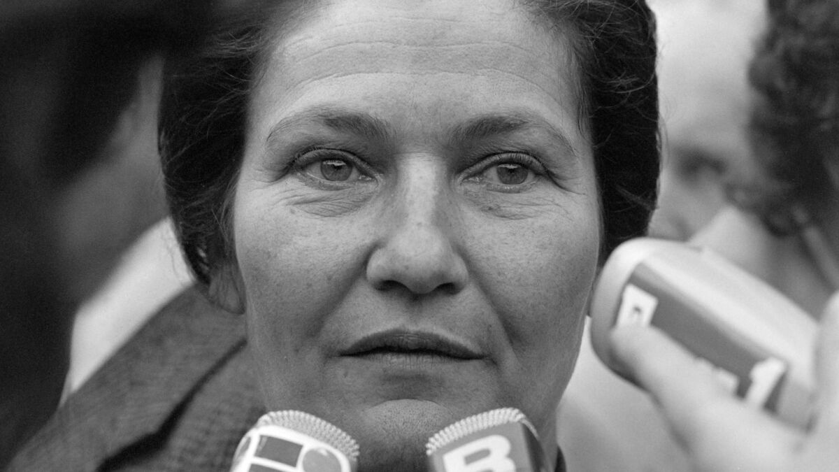 Simone Veil in 1977.