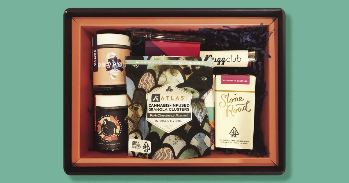 Review The Nugg Club cannabis subscription box Los Angeles Times