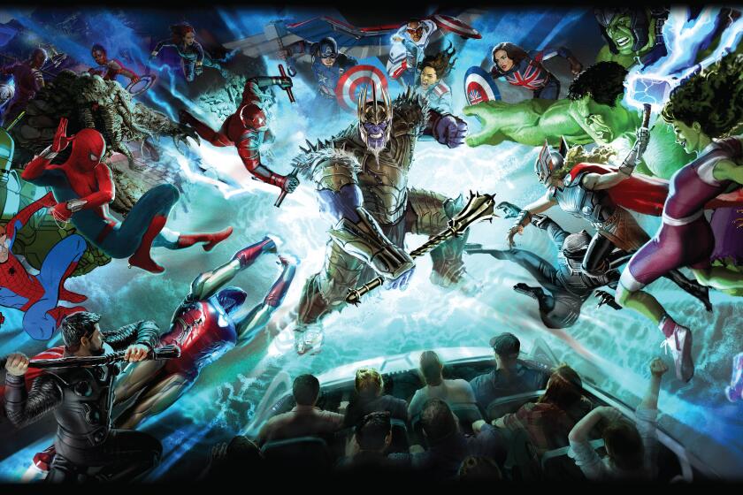 Walt Disney Imagineering unveiled early concept art for its Avengers-themed ride coming to Disney California Adventure.