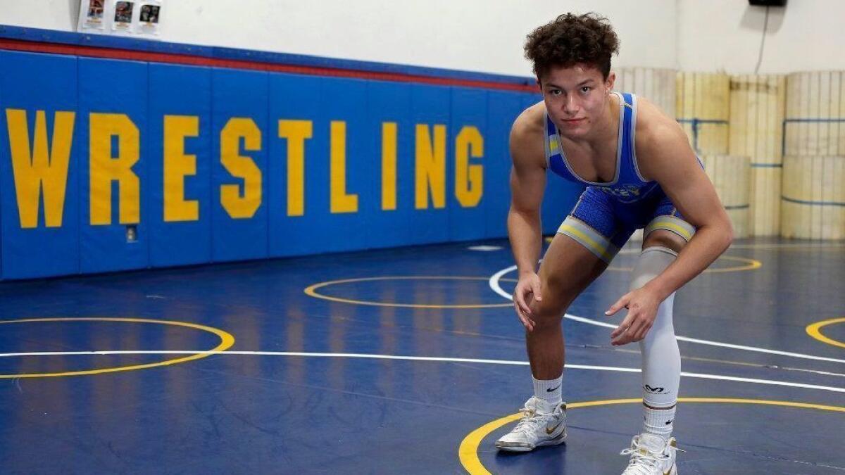 Fountain Valley sophomore wrestler Max Wilner went 5-1 to take third place in the CIF State wrestling championships on Feb. 23 at Rabobank Arena in Bakersfield.