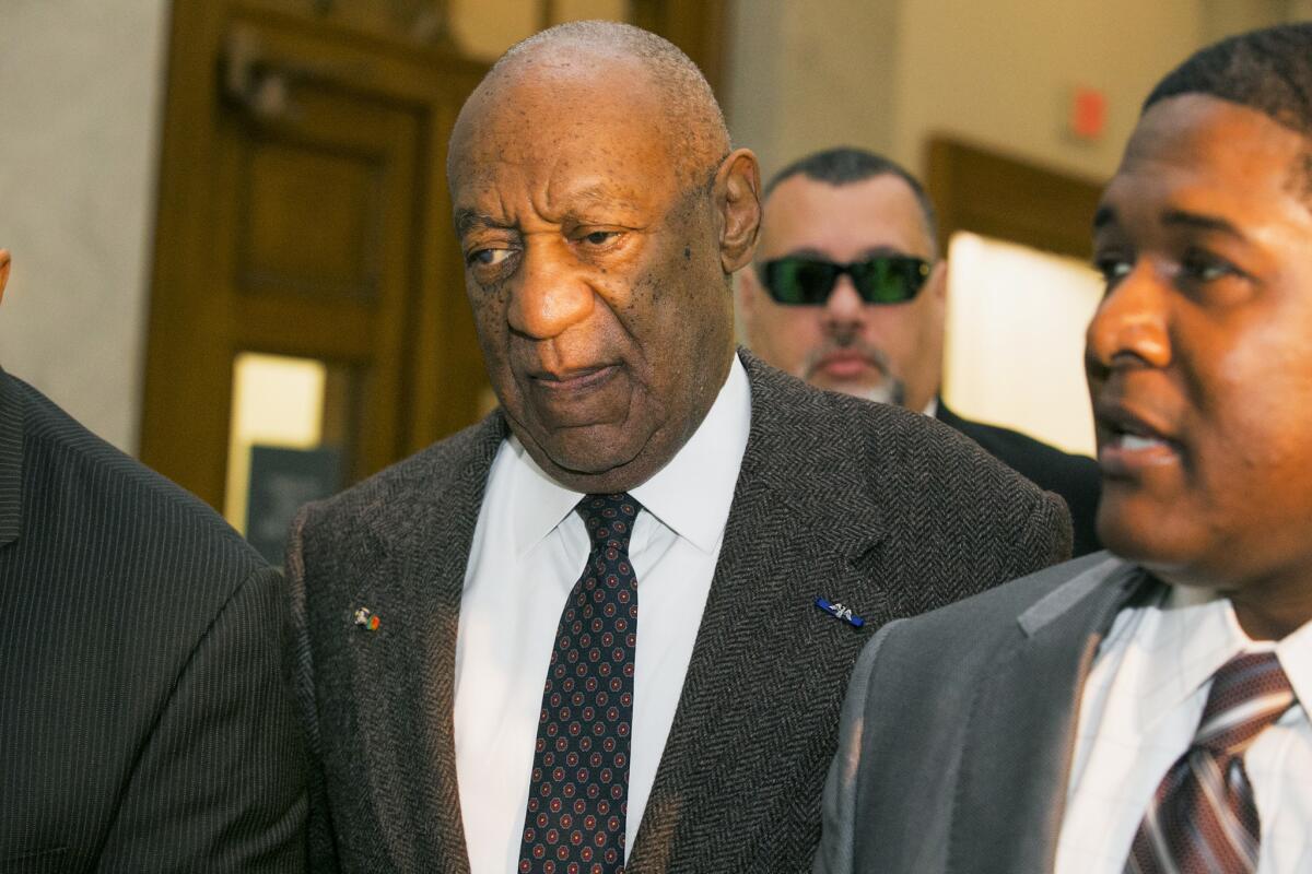 Bill Cosby arrives at court in Pennsylvania.