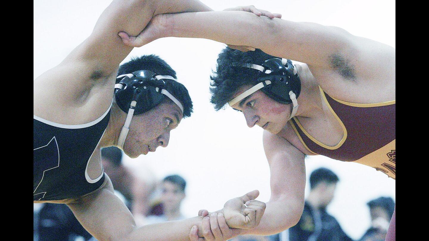 Photo Gallery: Rio Hondo League wrestling, Hoover beats La Cañada for first time