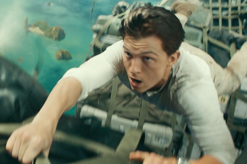 Tom Holland in “Uncharted.”