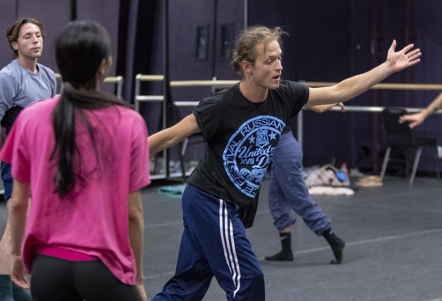 Photo Gallery: rehearsal for Isadora at the Segerstrom Center for the Arts