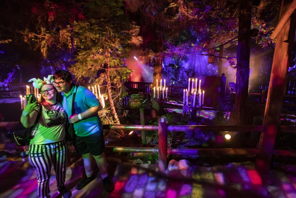 Oogie Boogie Bash takes place at Disney California Adventure park.