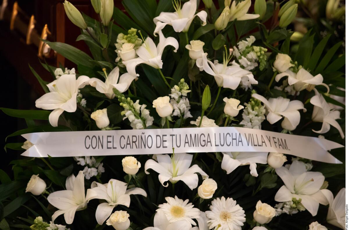 Funeral de Isela Vega