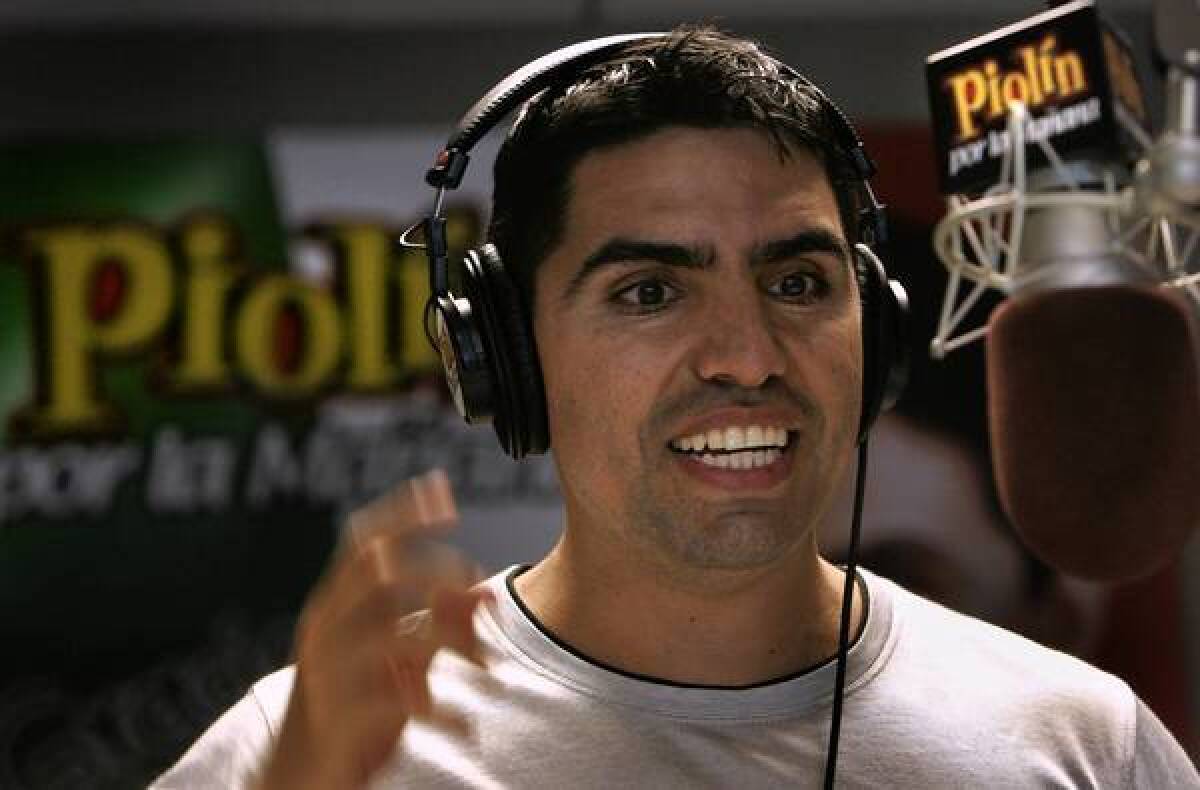 Piolín Radio, set to launch this fall and starring Eddie “Piolín” Sotelo, will be part of SiriusXM’s growing suite of Spanish-language channels aimed at attracting Latino subscribers. Until three weeks ago, Sotelo hosted the nationally syndicated “Piolín por la Manana” radio program, which aired on Univision Radio's KSCA-FM (101.9) in Los Angeles and on about 50 stations across the country. Above, Sotelo in 2006.