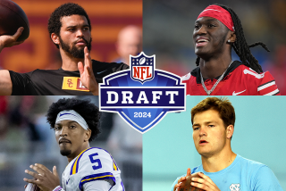 NFL draft prospects.