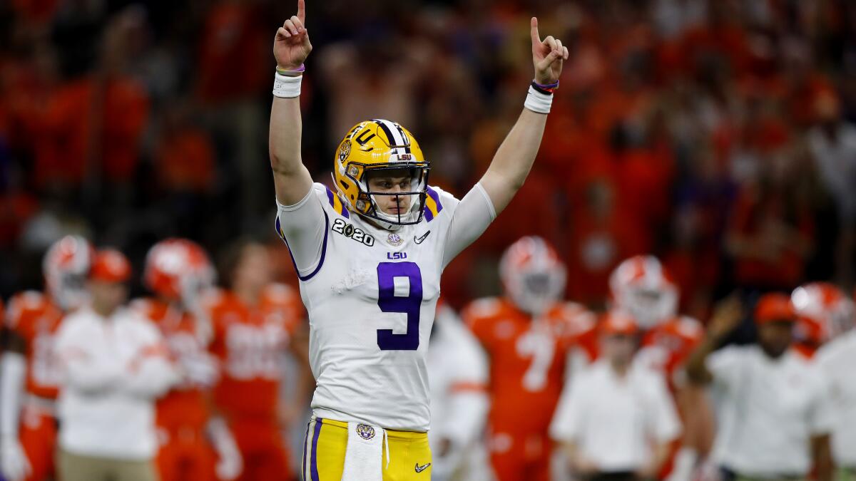 LSU, Joe Burrow win national championship to cap dream season