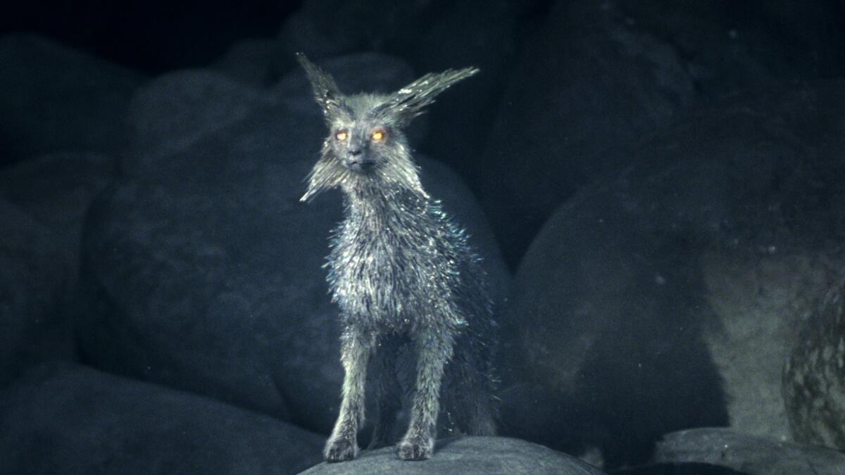 A vulptex in "Star Wars: The Last Jedi."