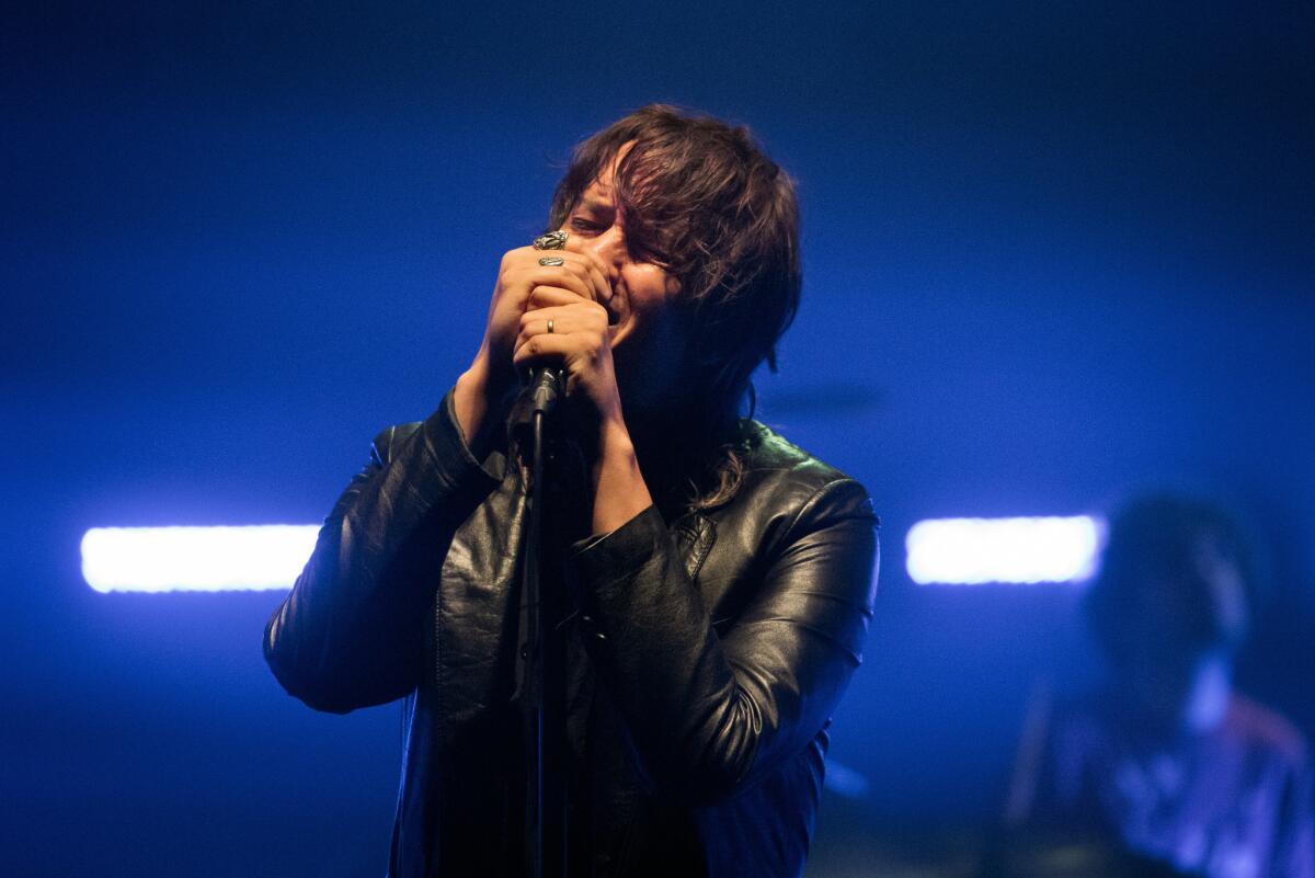 Julian Casablancas of the Strokes at the Wiltern.