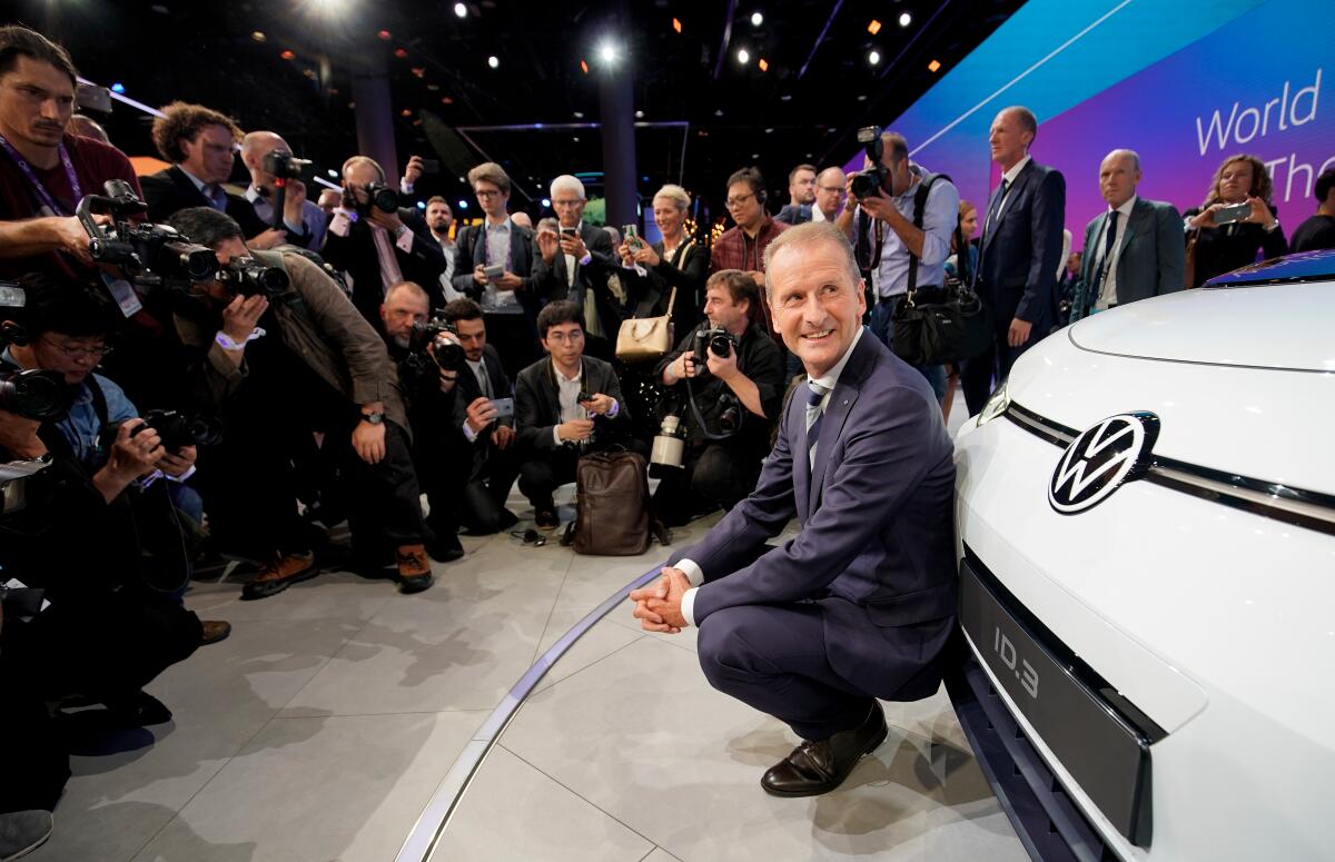 Volkswagen AG CEO Herbert Diess