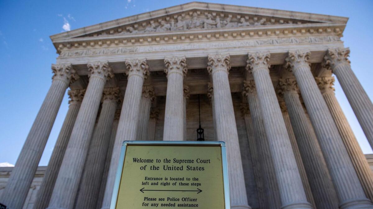 The U.S. Supreme Court on April 22 heard arguments in a case on whether gay and transgender workers are protected by a federal law that bars discrimination in the workplace.