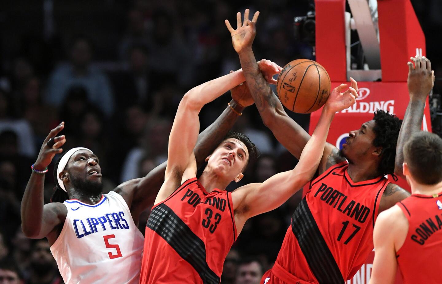 Montrezi harrell, Zach Collins, Ed Davis