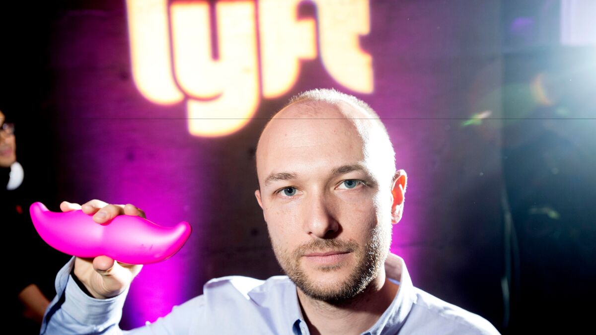 Logan Green, co-founder and chief executive of Lyft, in January 2015. (Noah Berger / Associated Press)