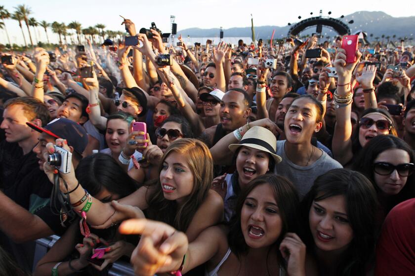 A scene from the 2012 Coachella festival. Follow along as we cover this year's event in real time.