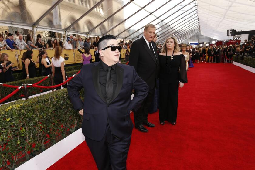 Lea DeLaria at the 21st Screen Actors Guild Awards at the Shrine Auditorium in Los Angeles on Jan. 25, 2015.