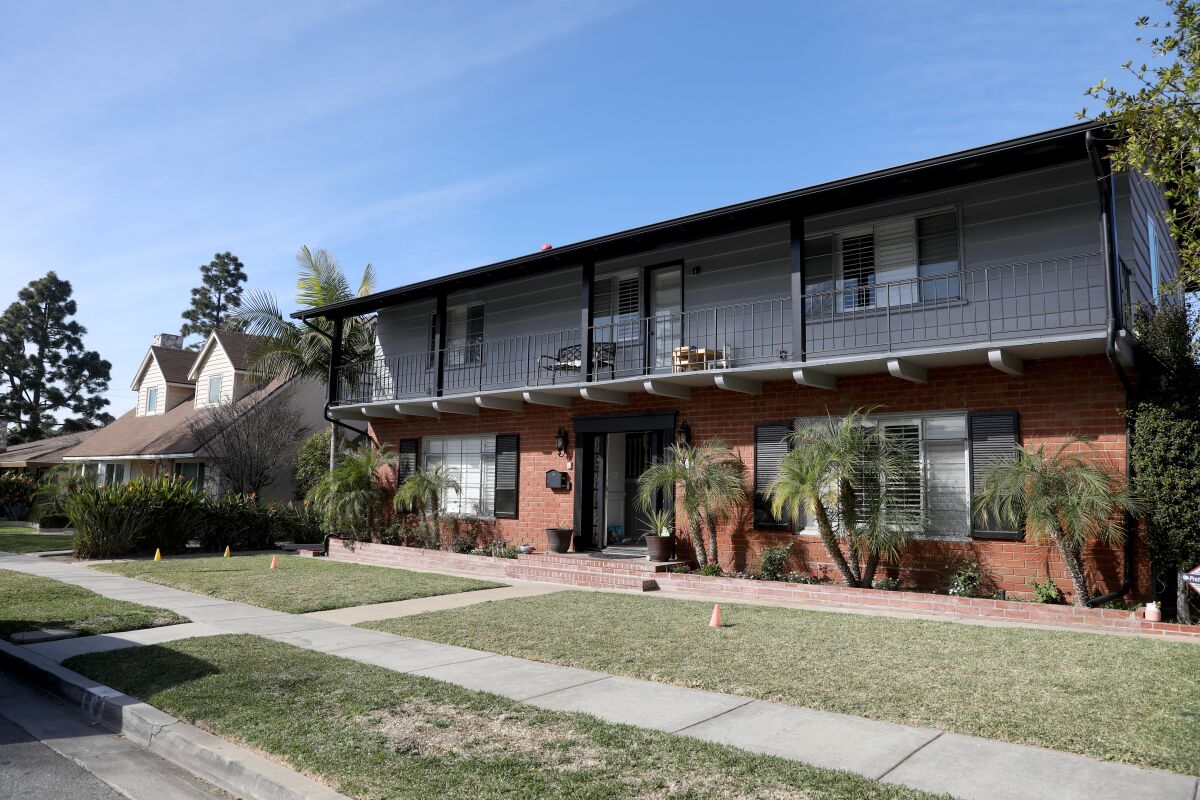 This two-story home in Inglewood was sold for $1.35 million, setting a price record in the city.