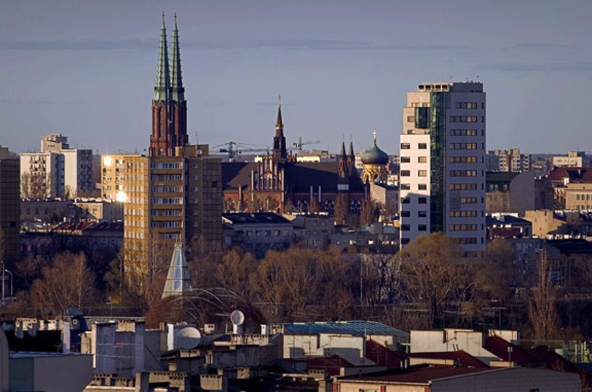 A view of modern-day Warsaw. 