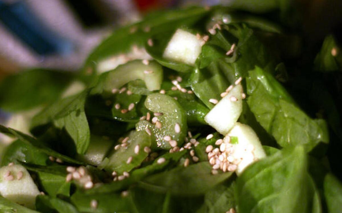 Apple Spinach Salad
