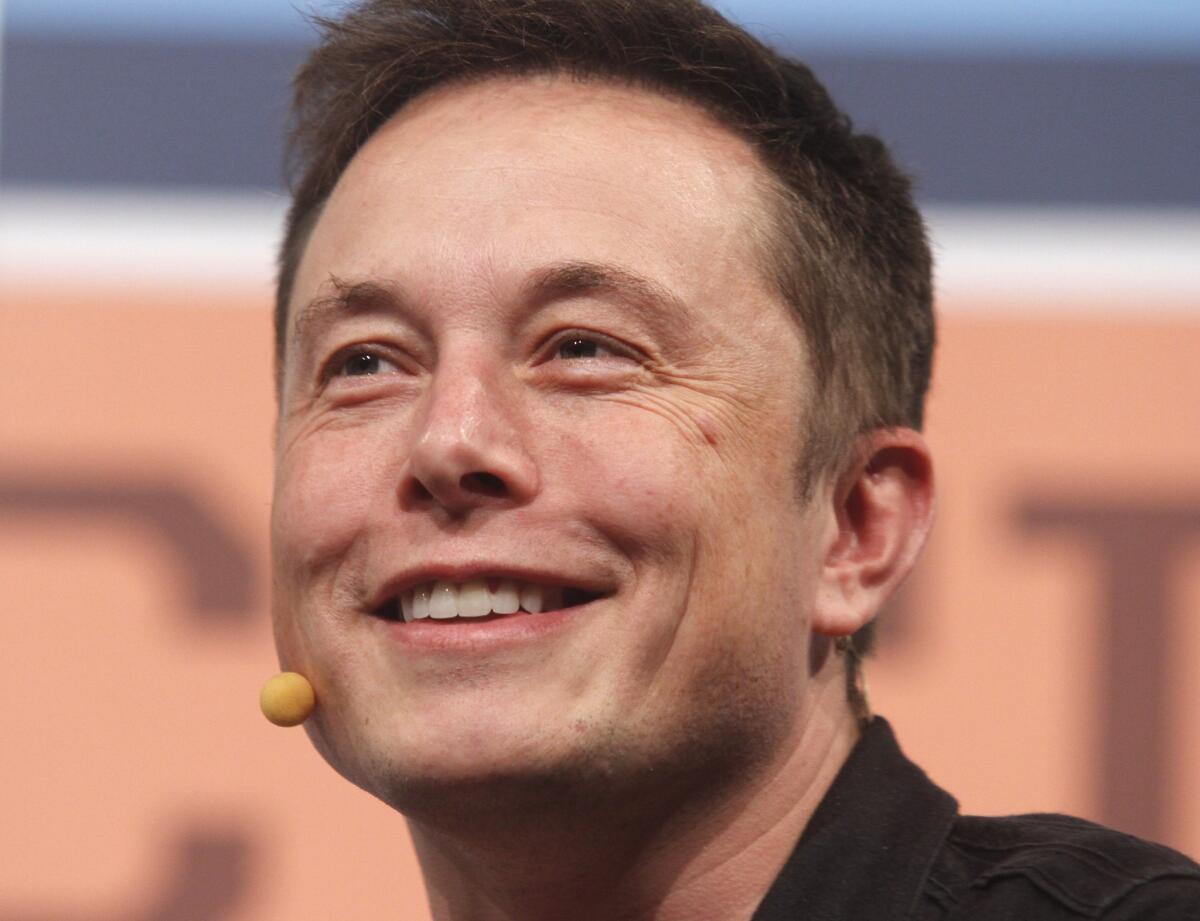 Portrait of Elon Musk smiling