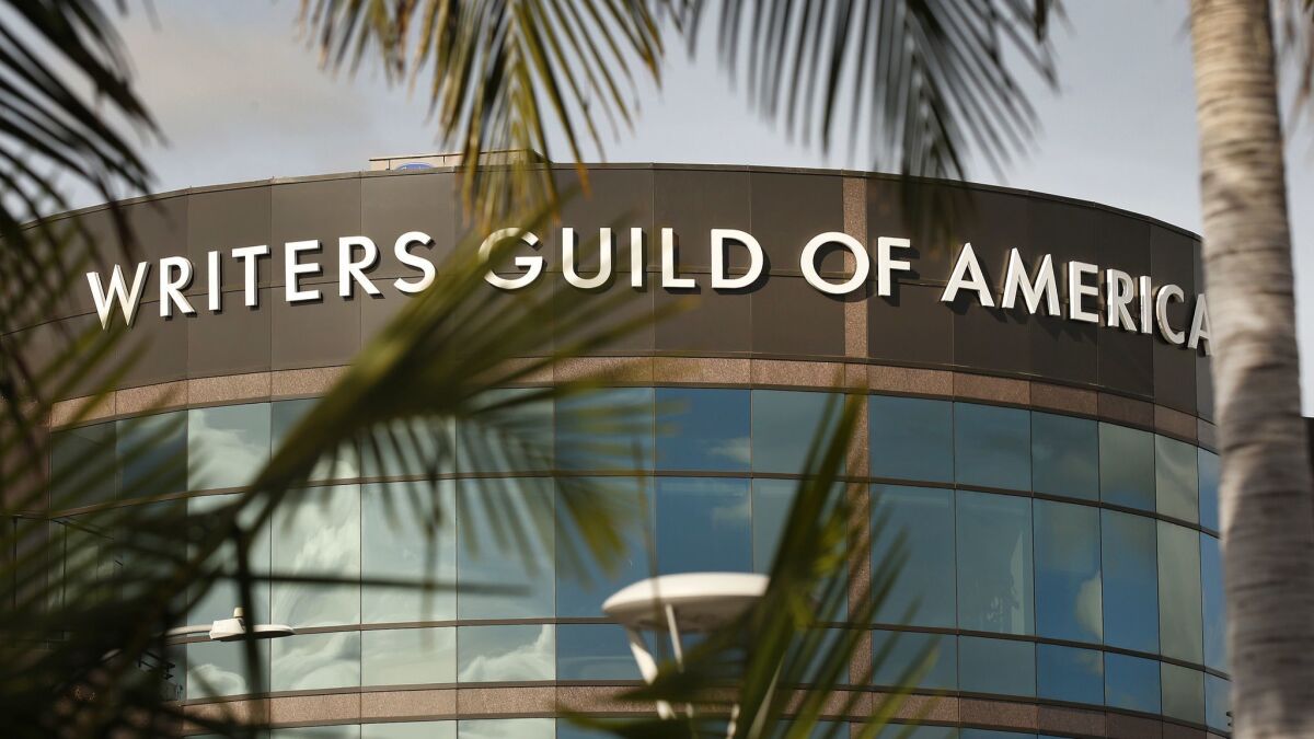 The Writers Guild of America and Hollywood talent agencies are facing a Friday deadline to reach a negotiated settlement on their contract.