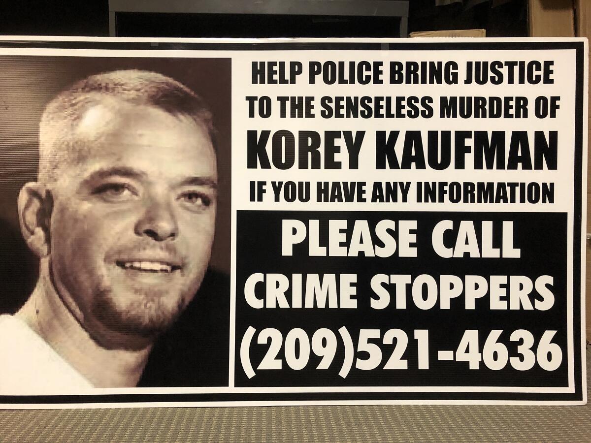 A missings-person poster for Korey Kauffman.
