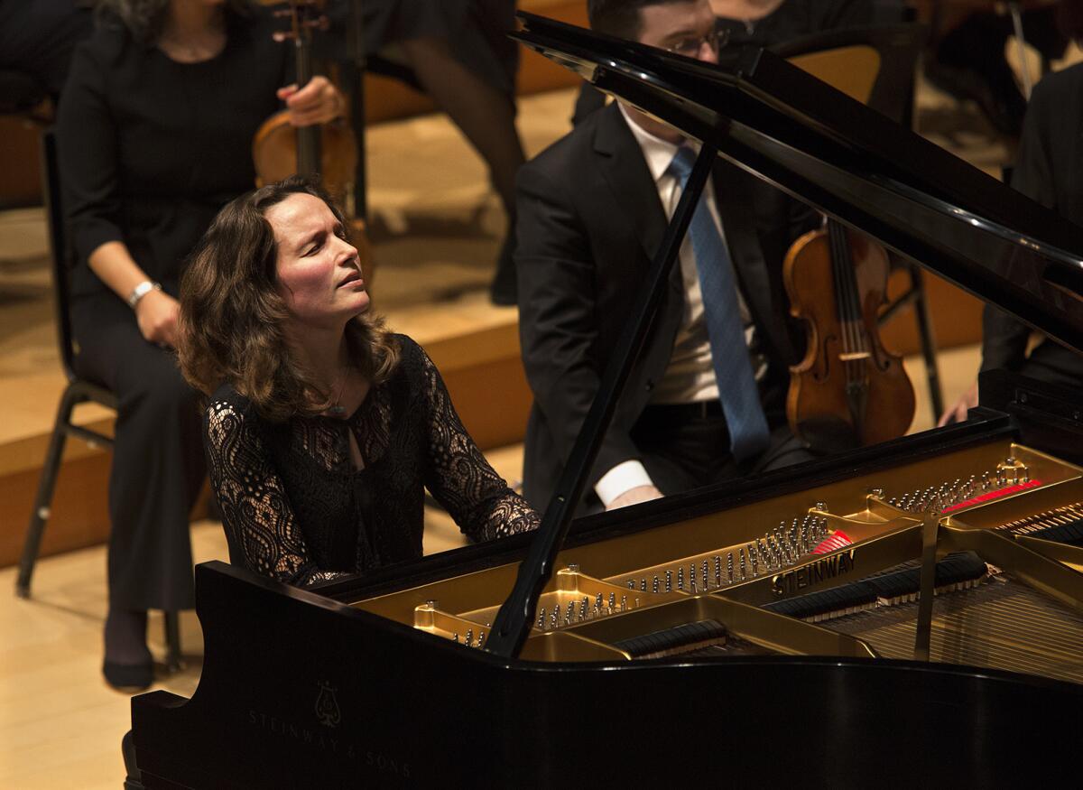 Pianist Hélène Grimaud joins the L.A. Phil for works by Gershwin and Ravel.