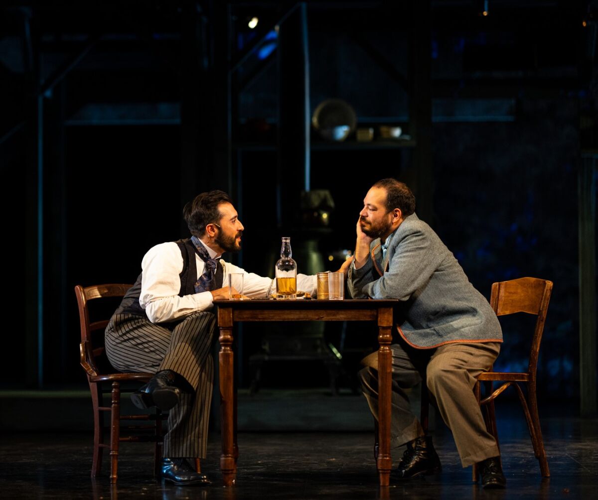 Frankie Alvarez (left) and Paco Tolson star in "to the yellow house."