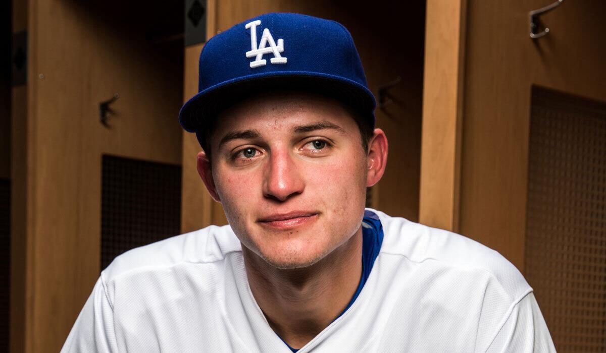 Corey Seager, shown in February, has been called up by the Dodgers.