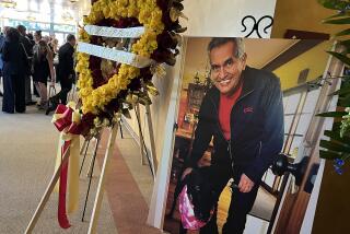 Funeral services were held Monday for Richard Alatorre at the Cathedral of Our Lady of the Angels in downtown Los Angeles.