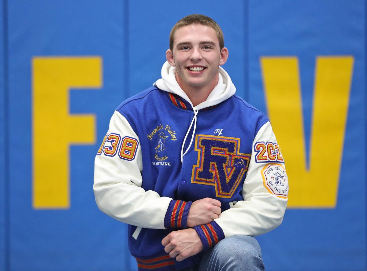 Fountain Valley's TJ McDonnell is the Daily Pilot Wrestling Dream Team Athlete of the Year.