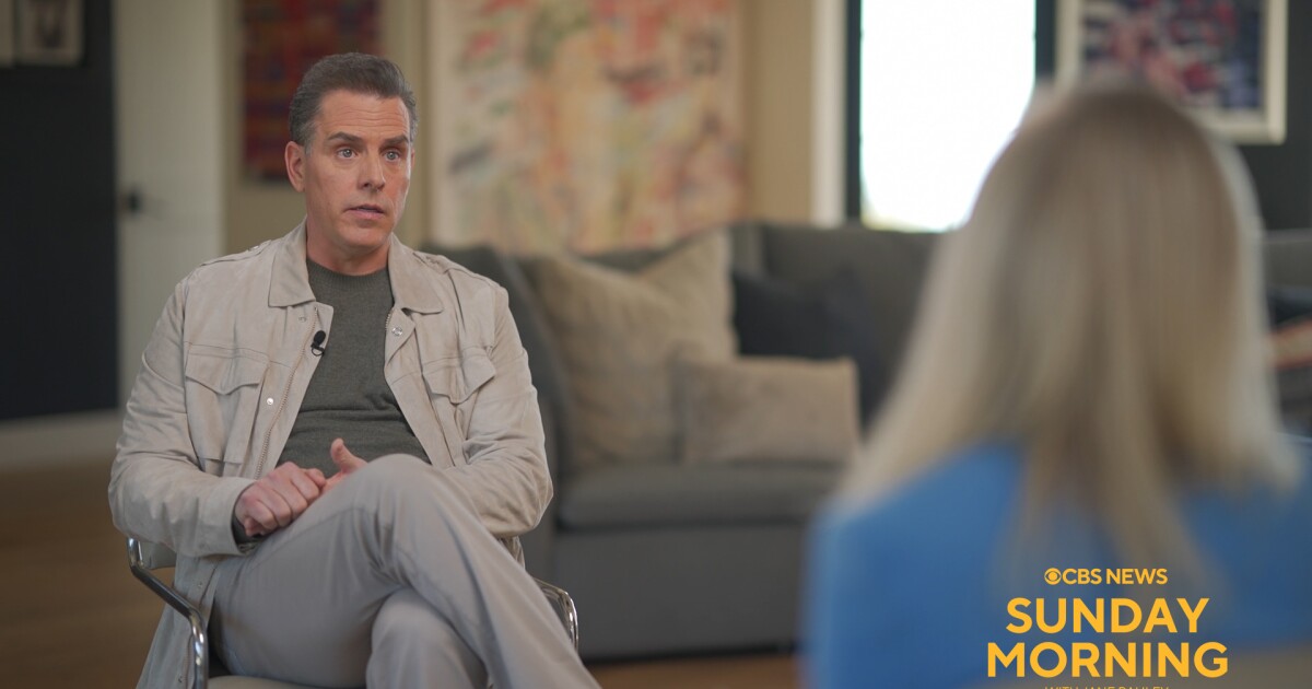 Hunter Biden will talk about drug intervention, notorious laptop in CBS interviews Hunter Biden will talk about drug intervention, notorious laptop in CBS interviews