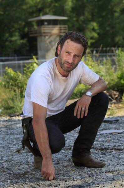 Born Andrew Clutterbuck in London, Lincoln plays Rick Grimes, a former Georgia sheriff's deputy leading a group of survivors in a world overrun by flesh-eating zombies in AMC's "The Walking Dead." In Season 3 another British actor, David Morrissey, was cast as Grime's sadistic nemesis, the Governor.