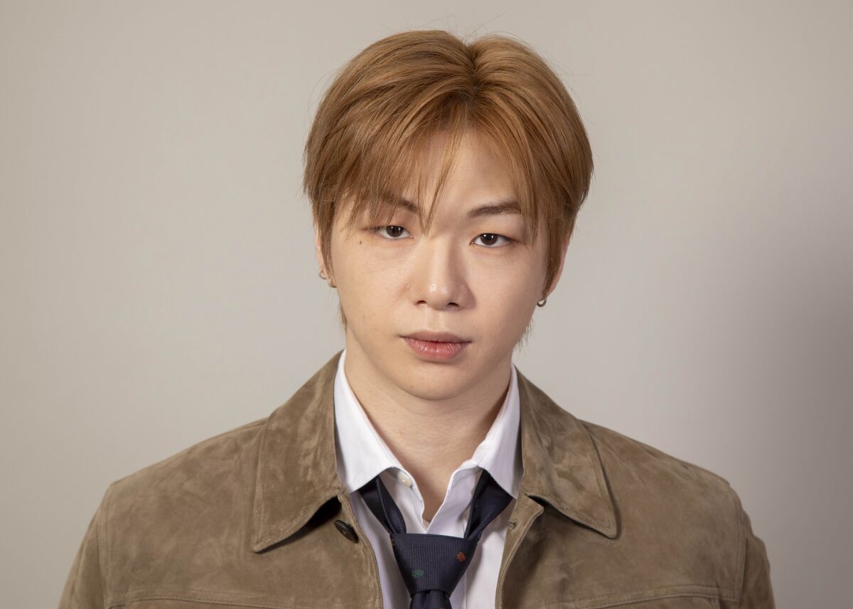 KANGDANIEL poses for a portrait on Thursday, March 2, 2023, in New York. The K-pop star's path to superstardom began in 2017 after winning the second season of the talent competition series “Produce 101,” which led to the formation of the K-Pop boy band Wanna One. He went solo two years later. (Photo by Andy Kropa/Invision/AP)