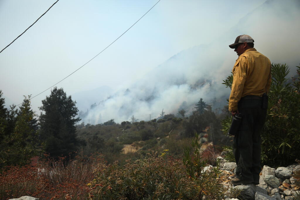 Mount Hamilton Calfire Firefighters gaining control over Southern California wildfires - Los ...