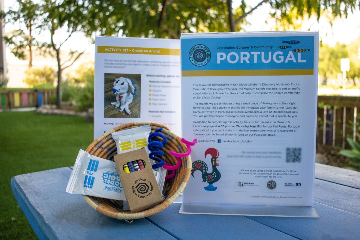 The San Diego Children's Discovery Museum presents “Roots: Portugal” online Thursday, May 13.