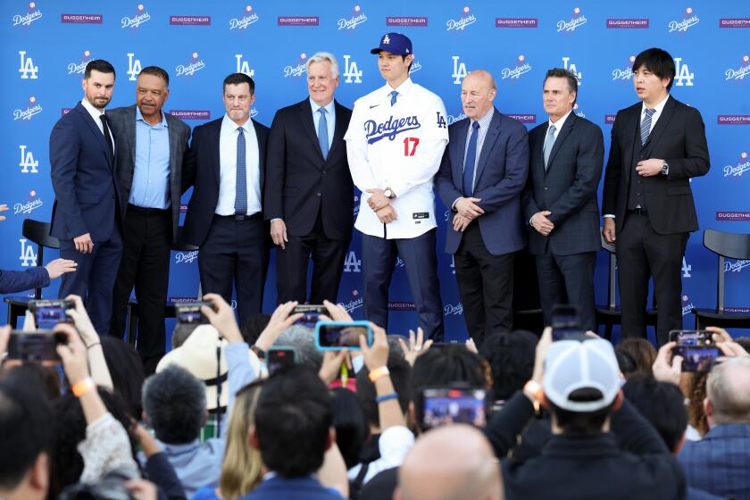 LOS ANGELES, CA - DECEMBER 14: Dodgers general manager Brandon Gomes.