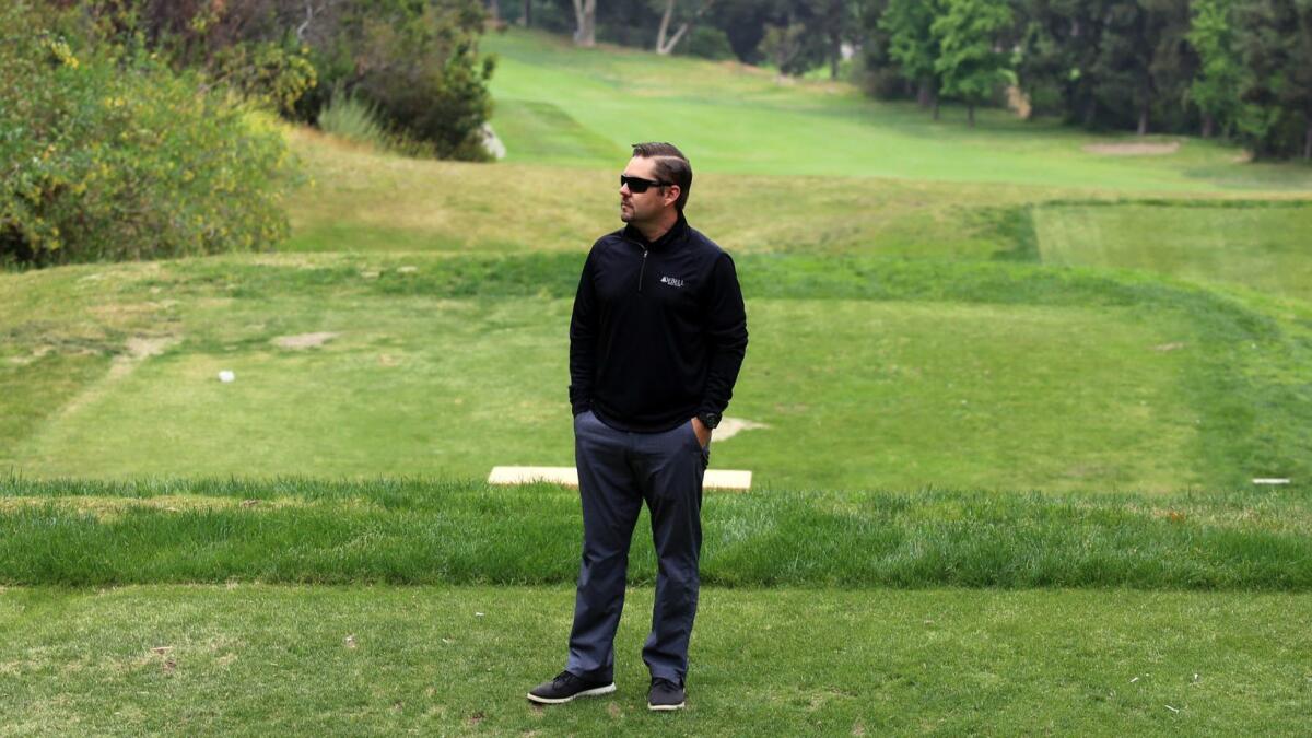Jeff Hastings DeBell Golf Club's General manager stands at the 13th tee at the DeBell Golf Course in Burbank, Thursday, May 9, 2019. The new operators of the DeBell Golf Course say the facility is on track to becoming profitable again.