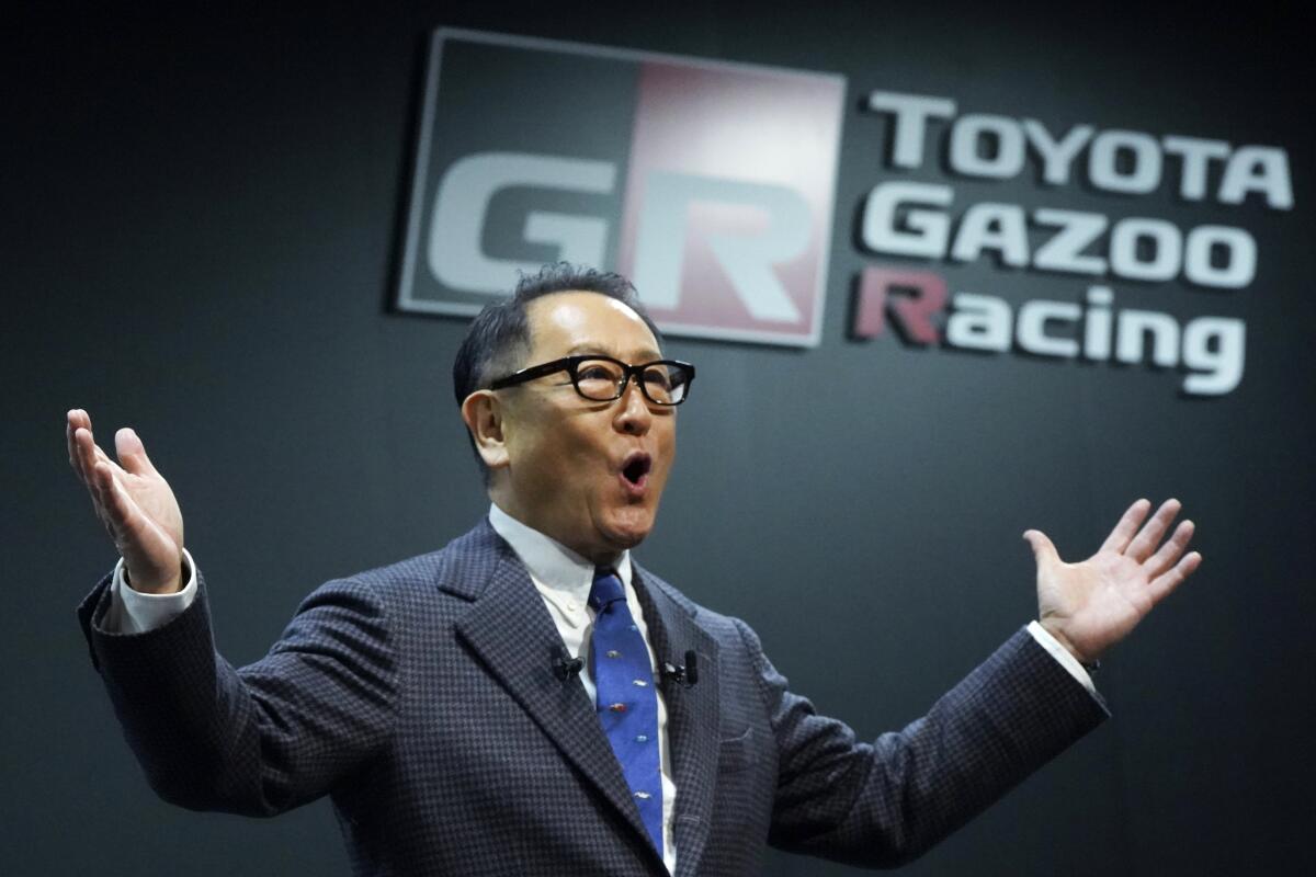 Toyota Chief Executive Akio Toyoda