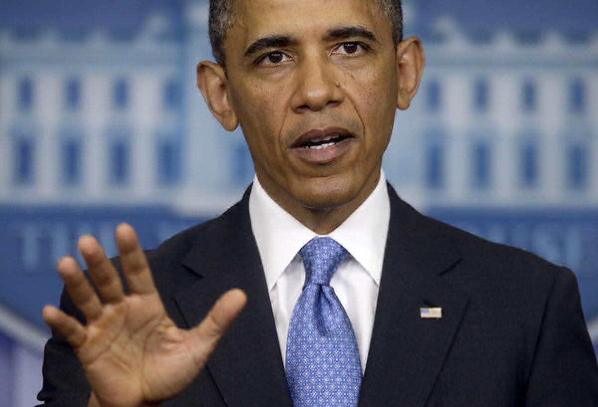 President Obama has said that use of chemical weapons by the Syrian government would cross a "red line."