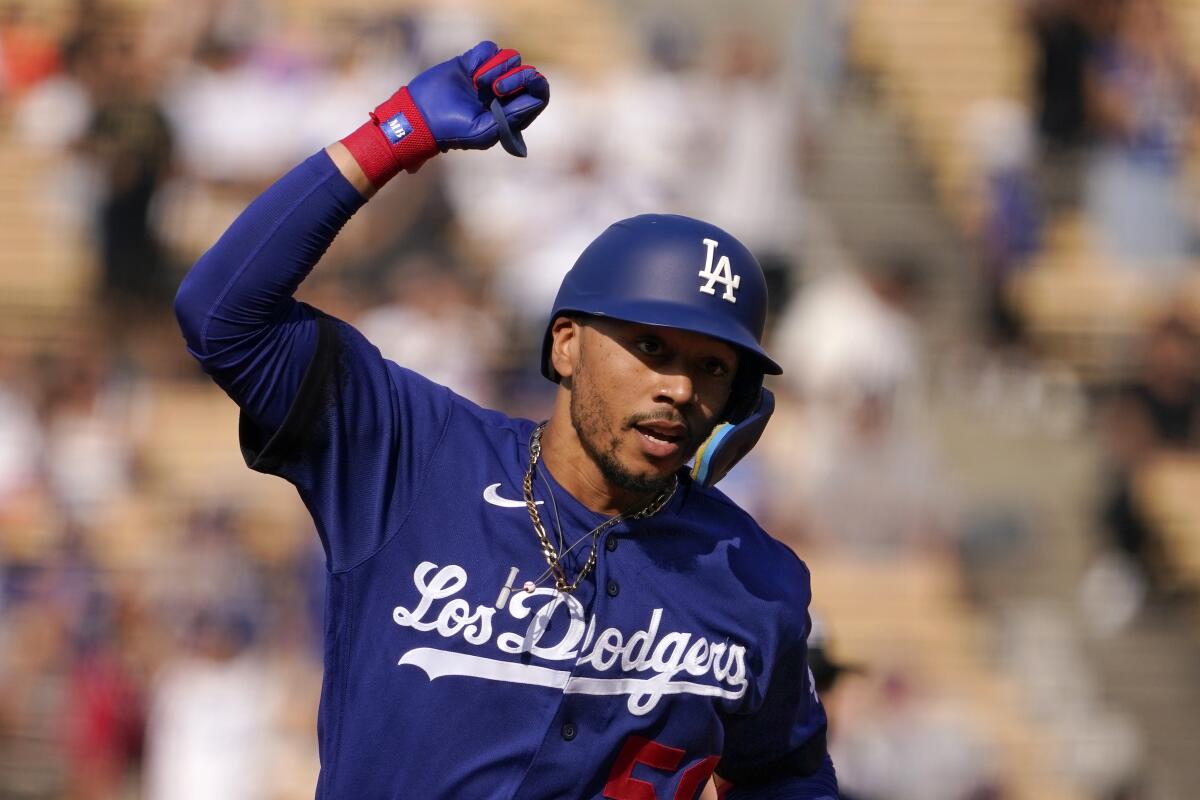 Mookie Betts' hot streak is one of the best in Dodgers history