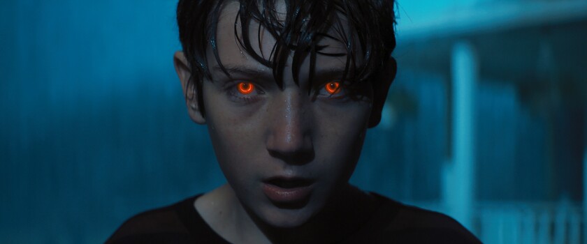 This boy who crash-lands to earth is no justice-loving superhero: Jackson A. Dunn in Sony Screen Gems' "Brightburn."