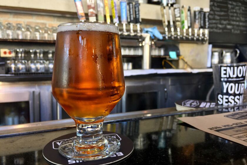 This week's best undistributed brew is Cactus Sour from Karl Strauss Brewing Company, La Jolla. (Liz Bowen)